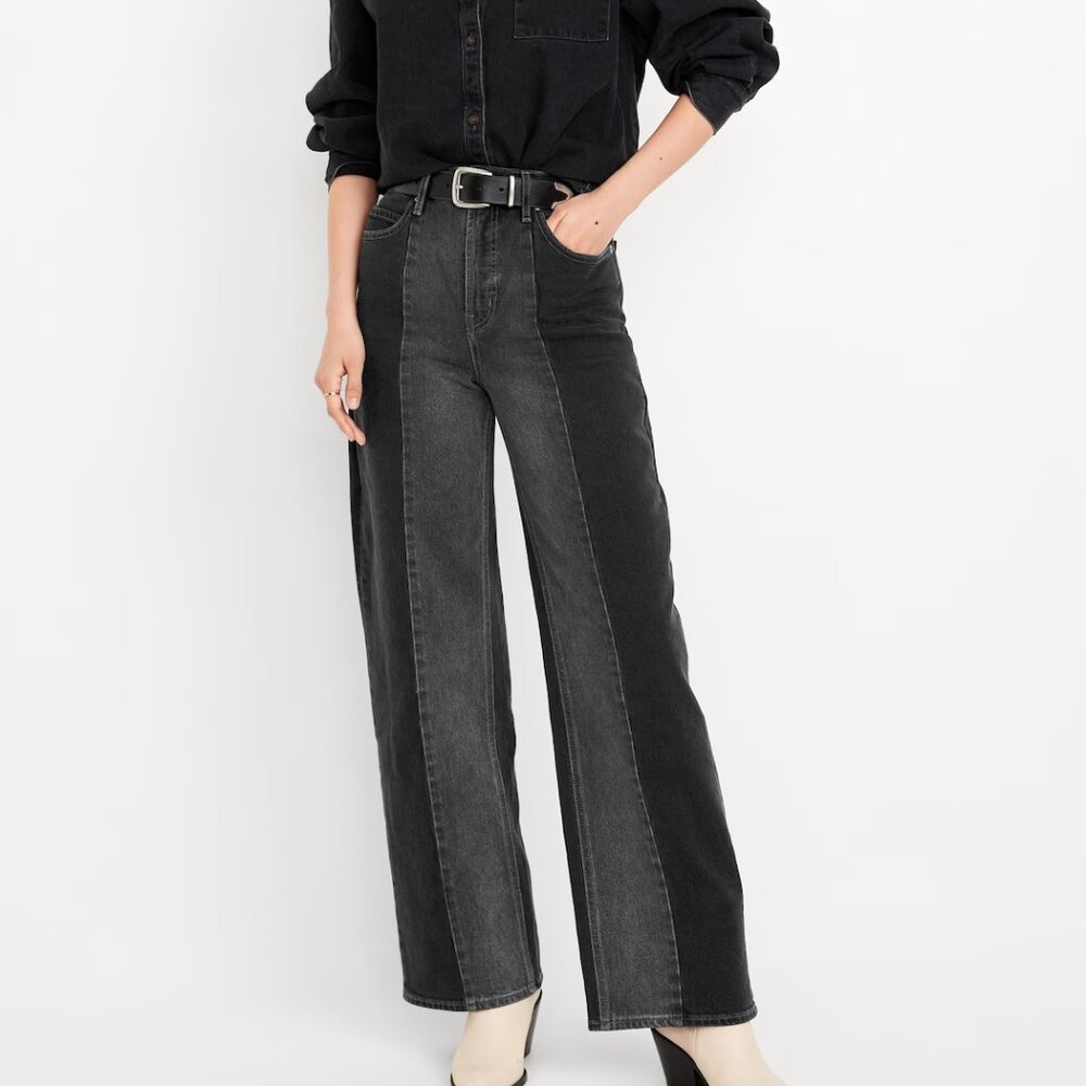Old Navy Extra High-Waisted Wide-Leg Jeans